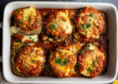 طرز تهیه بادمجان با پنیر پارمسان، غذایی مدیترانه ای با فر و بدون آن طرز تهیه بادمجان با پنیر پارمسان، غذایی مدیترانه ای با فر و بدون آن